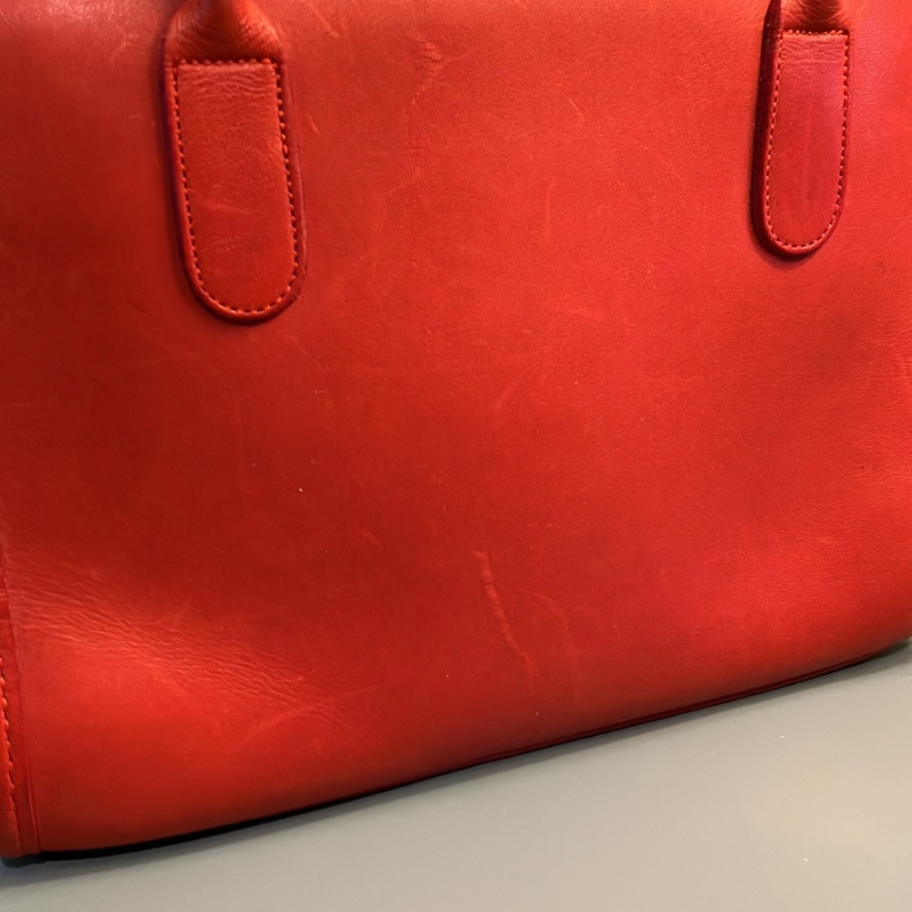 Coach Vintage Dinky Tote 9690 Red - Picture 11 of 13
